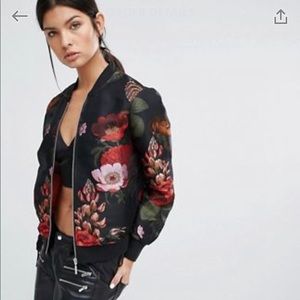 Y.A.S. Floral Bomber jacket - XS